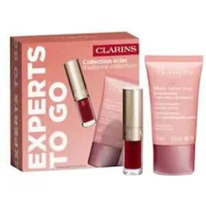 Clarins Coffret Multi-Active & Lip Comfort Oil Mini coffret soin & lèvres pas cher