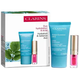 Clarins Duo Hydra-Essentiel & Lip Oil - Soin visage hydratant & Lèvres pas cher