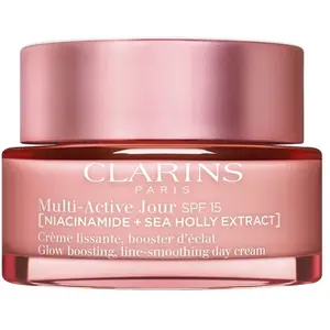 Comparateur de prix : Clarins Multi Active Jour Crème Lissante Booster d'Eclat SPF15 50Ml
