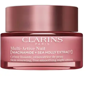 Comparateur de prix : Clarins multi-active nuit crème lissante rénovatrice de peau 50ml