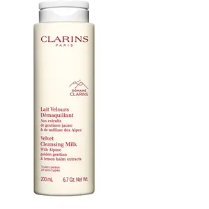 Comparateur de prix : Lait Velours démaquillant - Toutes peaux-200ml CLARINS