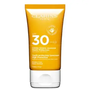 Comparateur de prix : Crème Solaire Jeunesse Haute Protection Visage SPF30- CLARINS