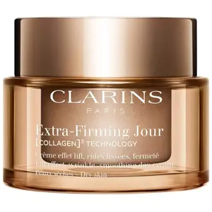 Comparateur de prix : Clarins Extra-Firming Crème Jour Peaux Sèches [COLLAGEN]³ Technology