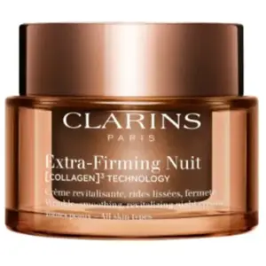 Comparateur de prix : Extra-Firming Nuit toutes peaux - Crème fermeté anti-âge -50ml CLARINS