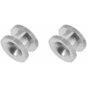 cyclingcolors 2x Passe fil tête débroussailleuse diamètre 4 mm 16 mm hauteur 9 mm Jardin Parc Entretien  illet aluminium, tête 3 fils pas cher