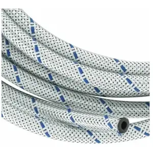 cyclingcolors Durite essence fil tressé galvanisé et fil bleu haute qualité spéciale hydrocarbure Tuyau Carburant Essence Huile NBR Etanchéité, Ø6 x 2 mètres pas cher