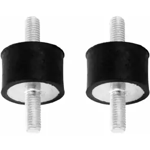 cyclingcolors 2x silent bloc mâle mâle M10x28mm M10x28mm 50x30mm anti vibration caoutchouc bâteau voiture amortisseur silencieux