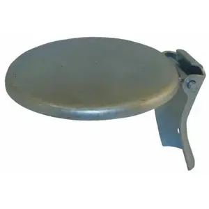 Clapet tube pot échappement 57mm 2 1/4 zinc anti pluie intempérie capu...