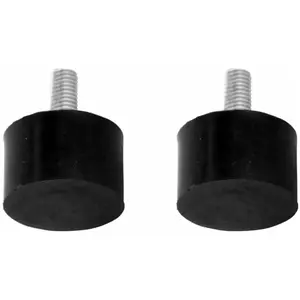 cyclingcolors 2x silent bloc mâle plein M8x20mm 30x15mm anti vibration caoutchouc bâteau voiture amortisseur silencieux pas cher