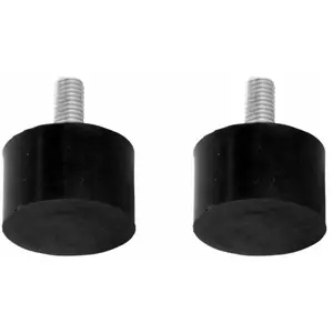cyclingcolors 2x silent bloc mâle plein M6x15mm 20x15mm anti vibration caoutchouc bâteau voiture amortisseur silencieuxVendu paramazon