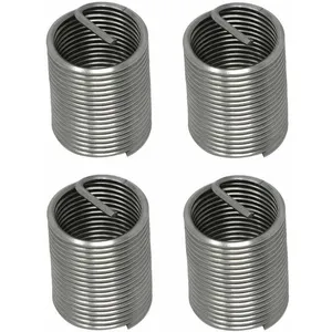 cyclingcolors 4x insert fileté M4x4 ressort filet rapporté standard acier inoxydable V-coil réparation renforcement filetage foiré taraudage pas cher