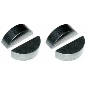 Cyclingcolors - 4x Clavette demi lune disque en acier din 6888 Arbre T... pas cher