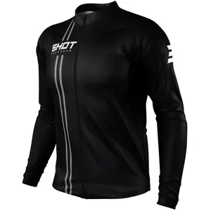 Shot Race Gear Maillot Manches Longues Shot Unlimited Zip Noir noir L pas cher