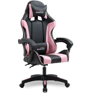 Comparateur de prix : Chaise Gaming Amstrad Ams 800 Rose