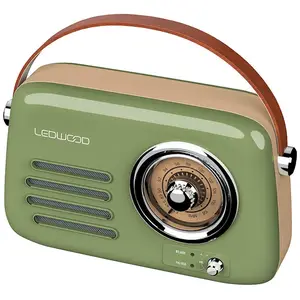 Comparateur de prix : Radio Ledwood Alma Vintage Vert Olive