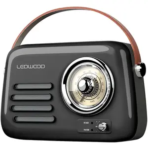 Comparateur de prix : Radio Ledwood Alma Vintage Noire