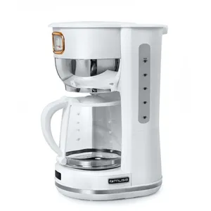Cafetière Muse MS-220 W - Porte-filtre - 1000W - réservoir 1.4 L (10 t... pas cher