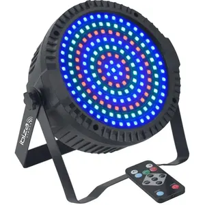 IBIZA LIGHT Projecteur PAR Extra-plat THINPAR-MATRIX 175 LED RGB 3-EN-1 MATRIÇABLE pas cher