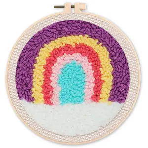 Figured'Art Punch needle arc en ciel pas cher