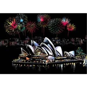Figured'Art Peinture à gratter : Sydney en Australie pas cher