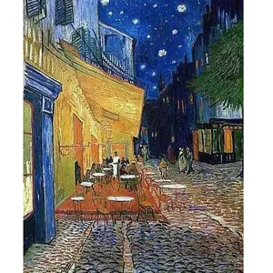 Comparateur de prix : Figured’Art Diamond Painting Broderie Diamant 40x50cm Toile Entière Roulée avec Strass Perles Carrés - Van Gogh Terrasse de Café - Kit Complet 5D DIY Activité Manuelle Loisirs Créatifs Adultes