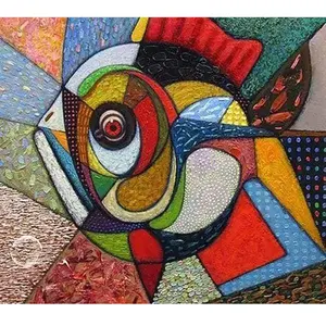 Figured'Art Diamond Painting - Figured’Art - Poisson Design - 40x50cm - Kit Complet - Diamants Carrés pas cher