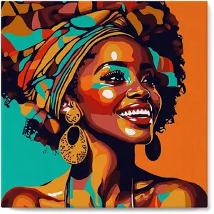 Comparateur de prix : Figured'Art Mini Peinture par Numéro Adulte 20x20cm avec cadre Reine A...