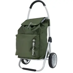 MEZTELDER Chariot de Course Cabat marché Poussette marché Pliable et Diable Caddie Panier Montant METZELDER Ever K2. Chassis AluminiumVendu parcdiscount