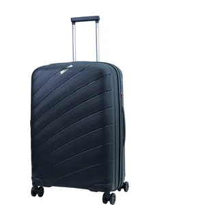 ALPINI VENTINI. Valise 100% Polypropylène Garantie 5 Ans (Noire (Black... pas cher