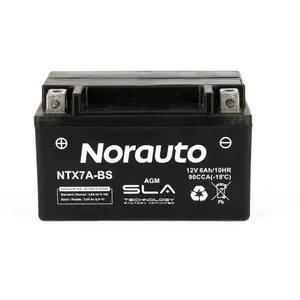 Batterie Moto / Scooter Norauto Ntx7a-bs Sla Agm pas cher