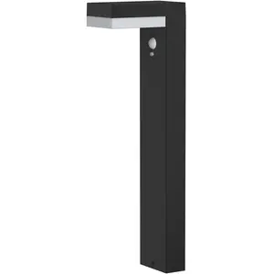 Lumisky Balise solaire avec détecteur cenova tall noir aluminium h50cm