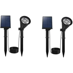 Comparateur de prix : Lumisky - Spot solaire spiky away W34 Noir Plastique H42cm