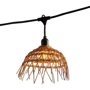 Comparateur de prix : LUMISKY Guirlande lumineuse HAWAII LIGHT CONNECTABLE Noir Polyrotin 6M TU