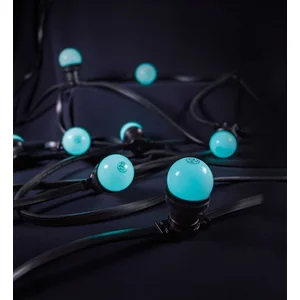 Guirlande guinguette LED TIBELEC - RVB changeantes - 10x1,1W - L.10M
