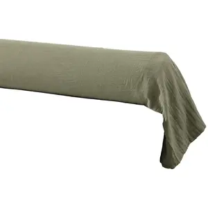 Housse De Rêve Taie de traversin Gaze de coton 85x185 gaia coloris Vert RomarinVendu parcarrefour