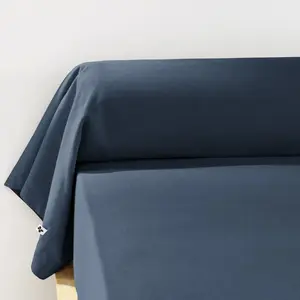 L'EFFET PAPILLON Taie de traversin flanelle 100% coton 85 x 185 cm CANDICE coloris NuitVendu parcarrefour