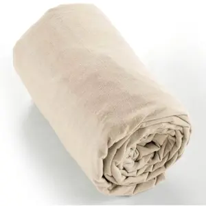 linge L'effet Papillon - Drap housse flanelle coton 90x190 pour matela...