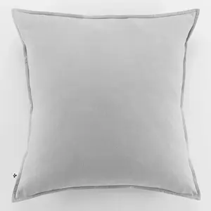 linge Taie d'oreiller flanelle 100% coton 50x70 CANDICE coloris Brume pas cher
