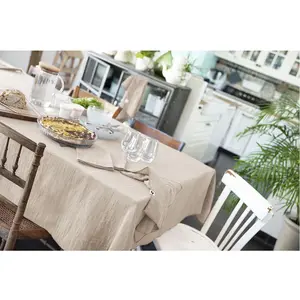 Housse De Rêve L'effet papillon Nappe Rectangle 150x250 cm Gaze de Coton Naturel