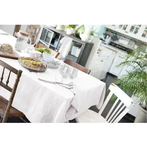 L'effet papillon Nappe Rectangle 150x350 cm Gaze de Coton Chantilly