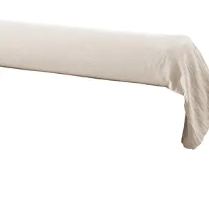 L'EFFET PAPILLON Taie de traversin Gaze de coton 85x185 gaia coloris Beige Pampa