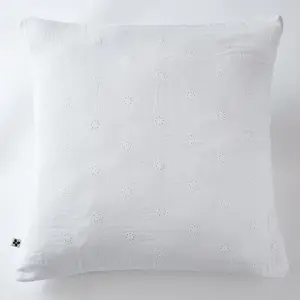 L'Effet Papillon - Taie d'oreiller Gaze de coton Gaïa Boho chantilly 6... pas cher