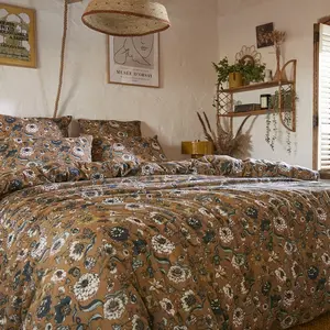 Housse de couette 140x200 Camelia pas cher