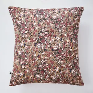 Taie d'oreiller 60x60 cm Capucine Camel pas cher