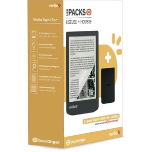 Liseuse eBook VIVLIO Coffret 2en1 Light ZEN- Pack B 2025 pas cher
