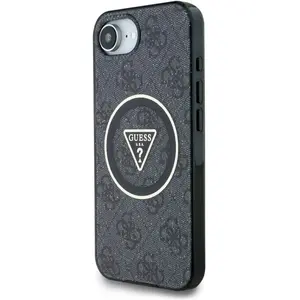Étui Guess IML Metal Glitter 4G Circle Triangle MagSafe pour iPhone 16... pas cher