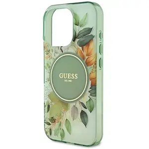 CG MOBILE Coque pour iPhone 16 Pro - IML Fleur & Cercle Tonal MagSafe (GUHMP16LHFHFWWBDCEN) - Vert pas cher