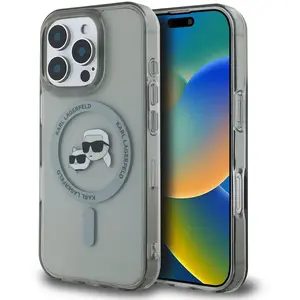 Comparateur de prix : Karl Lagerfeld Coque De Téléphone Iml K&ch Heads Metal Frame Magsafe Iphone 16 Pro Max