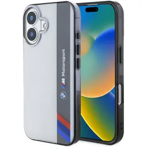 Comparateur de prix : BMW Coque de Protection pour iPhone 16 Collection IML Motorsport Gris