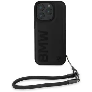 Comparateur de prix : Bmw Coque De Téléphone Leather Signature And Strap Iphone 16 Pro